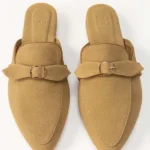 footwear grey coffee mules women