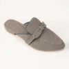 footwear women grey coffee mules