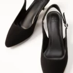 Black shoes court shoes