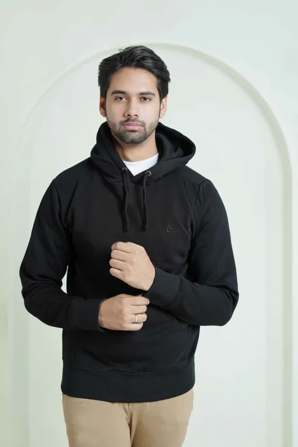 Pull Over Hoodie - Woolen Fleece Plain