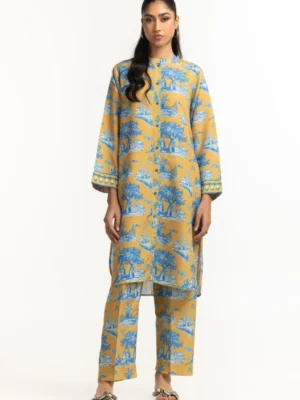 women lawn printed shirt