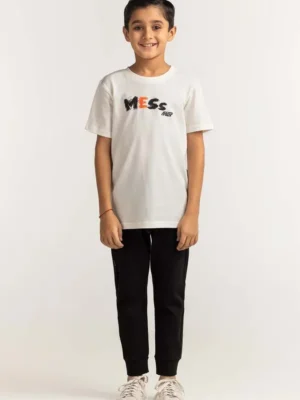 kids wearable dress knit shirt printed
