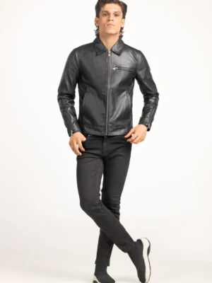 men regular fit jacket synthetic