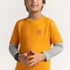 Kids dress t shirt yellow